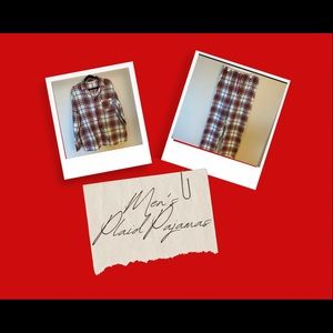 Wondershop Men’s Plaid Pajamas Sz L